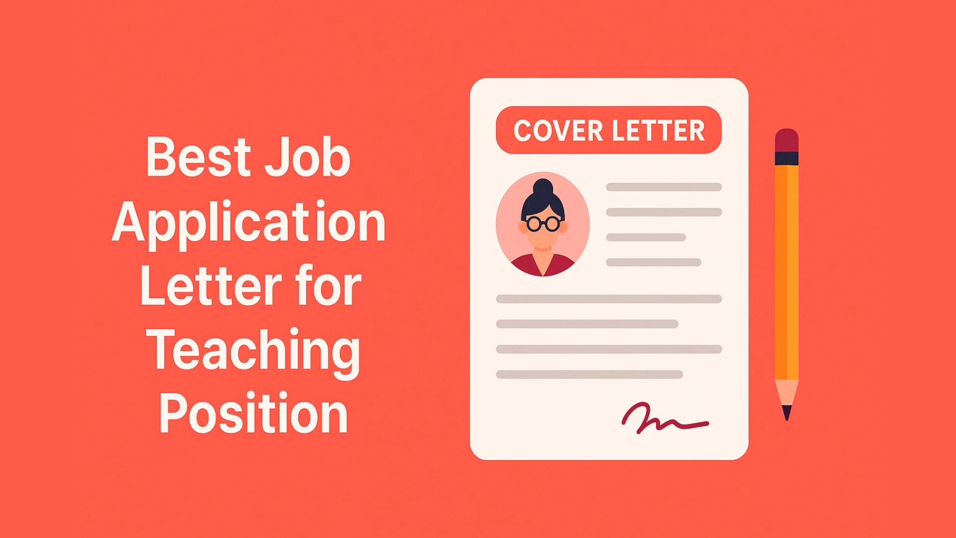 Best Job Application Letter for Teaching Position