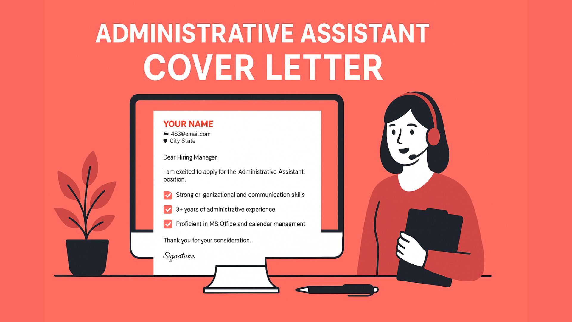 Administrative Assistant Cover Letter