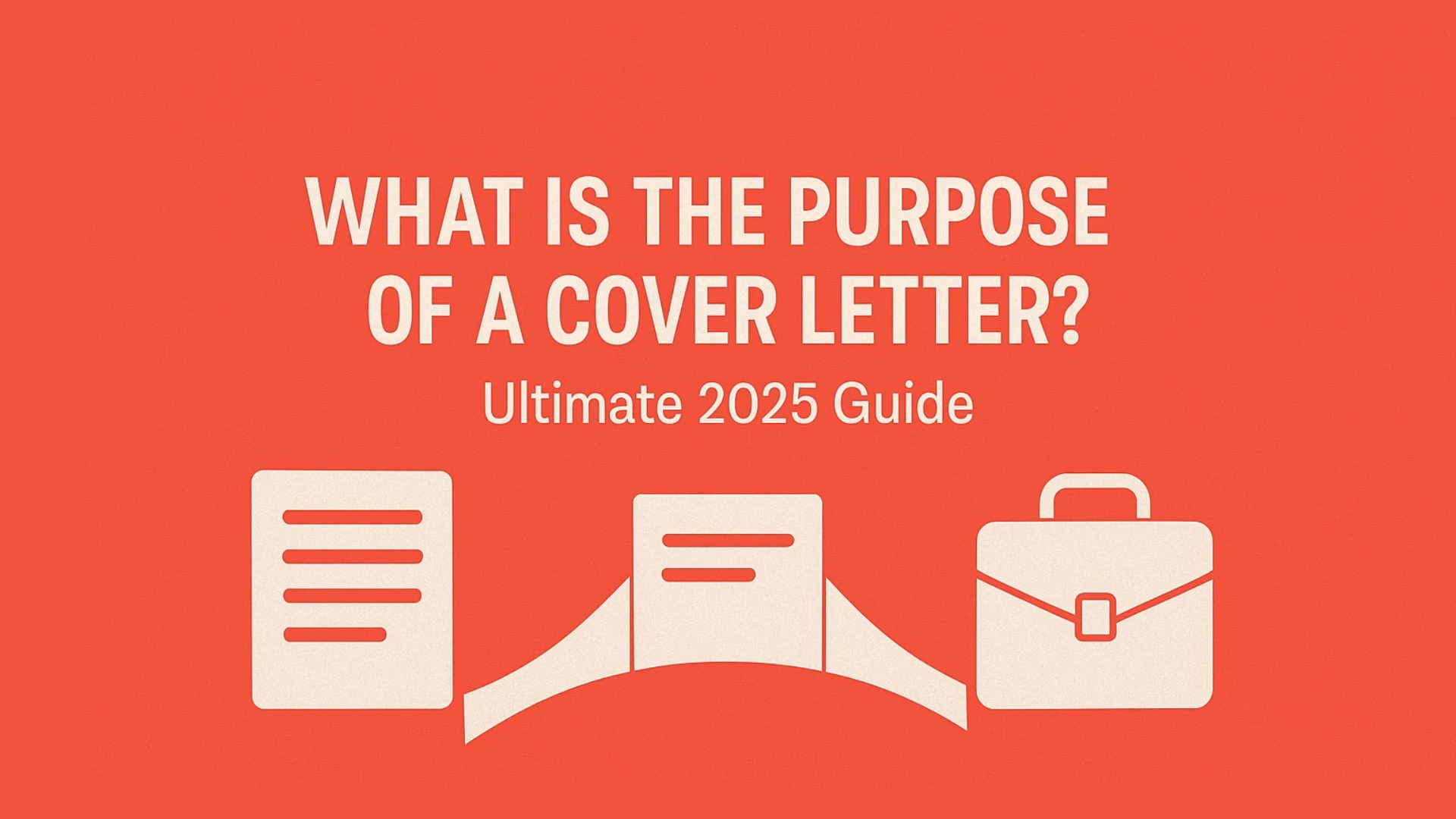 What Is the Purpose of a Cover Letter?