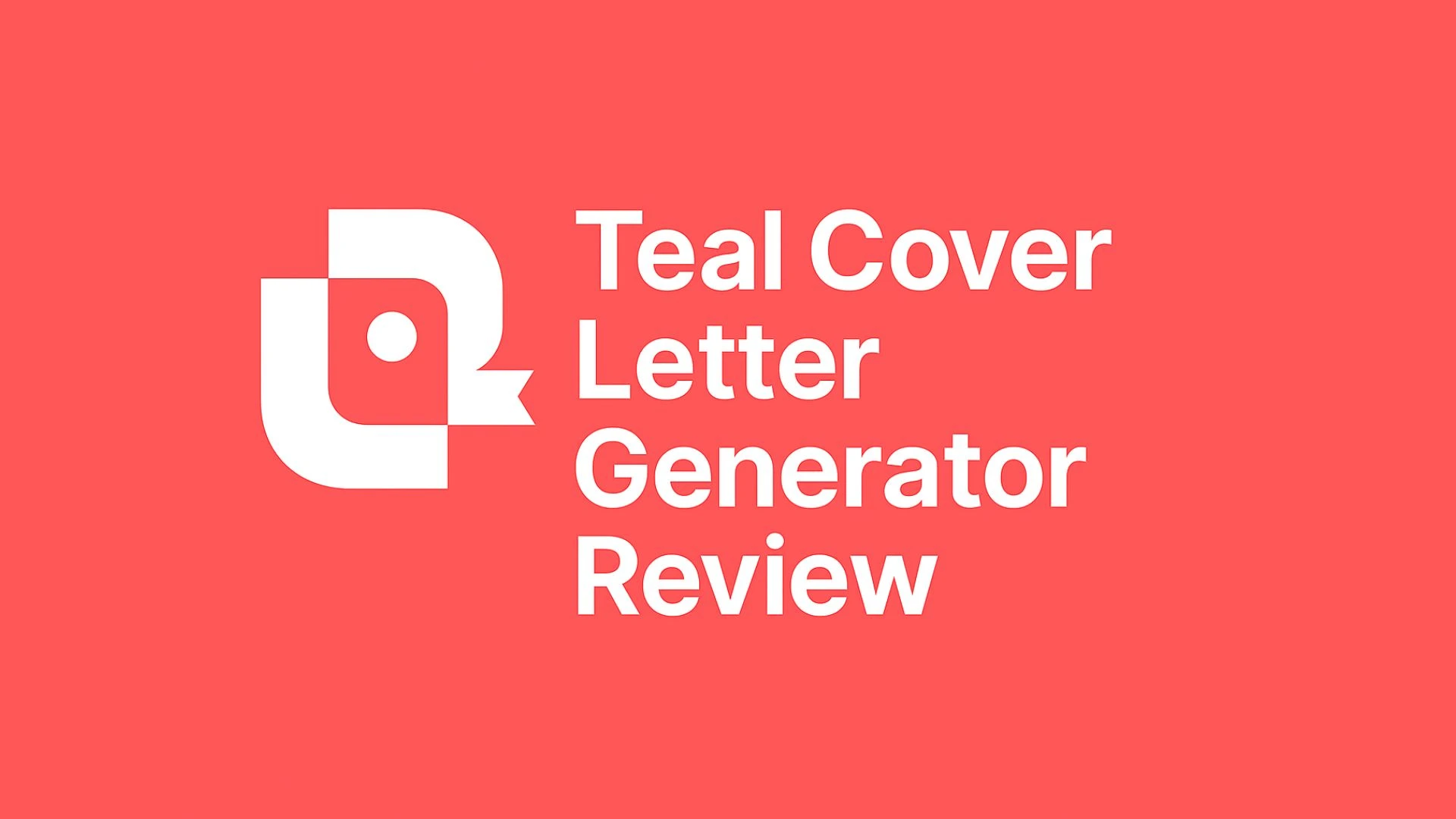 Teal Cover Letter Generator