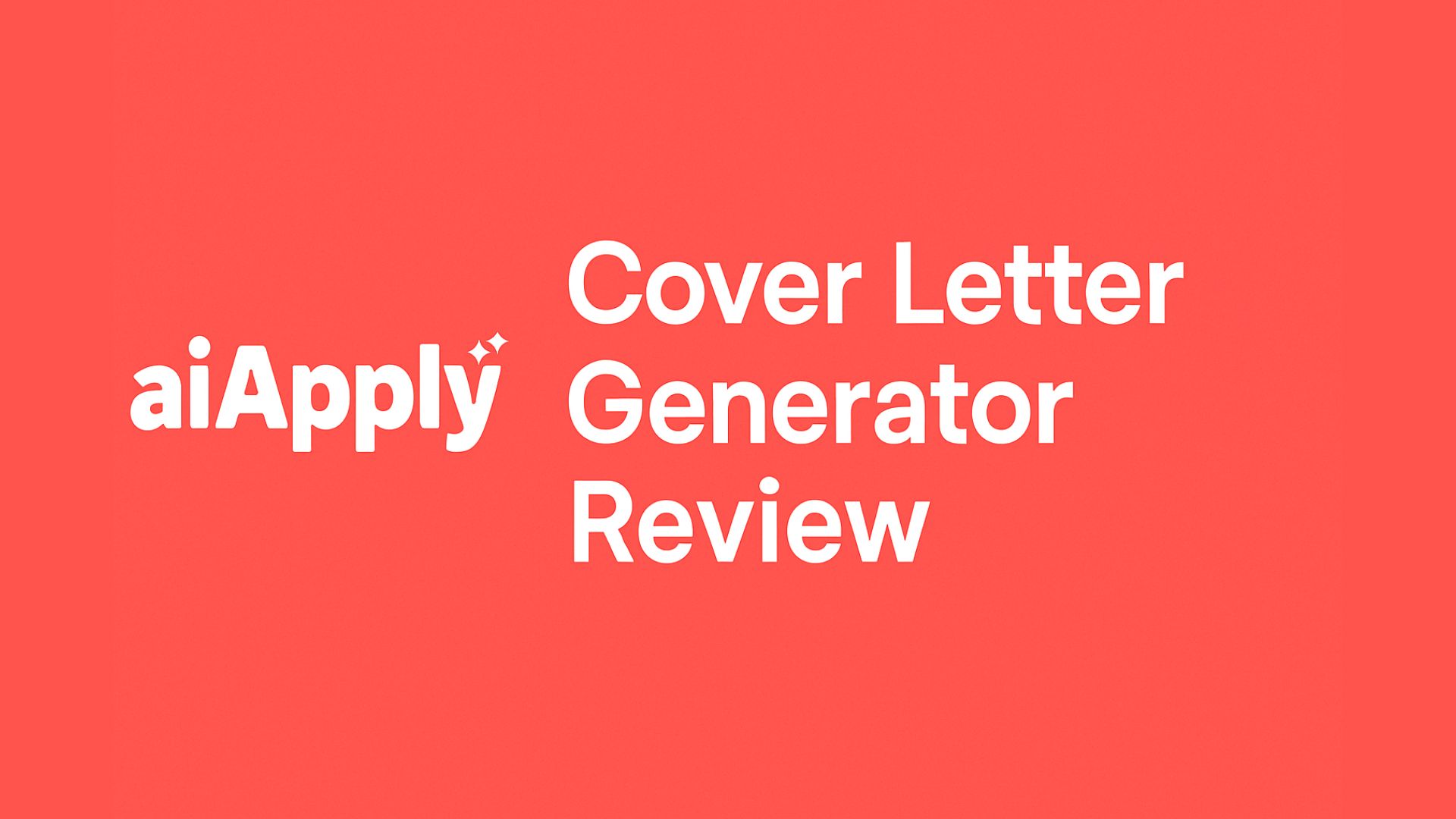 AIApply Cover Letter Generator Review
