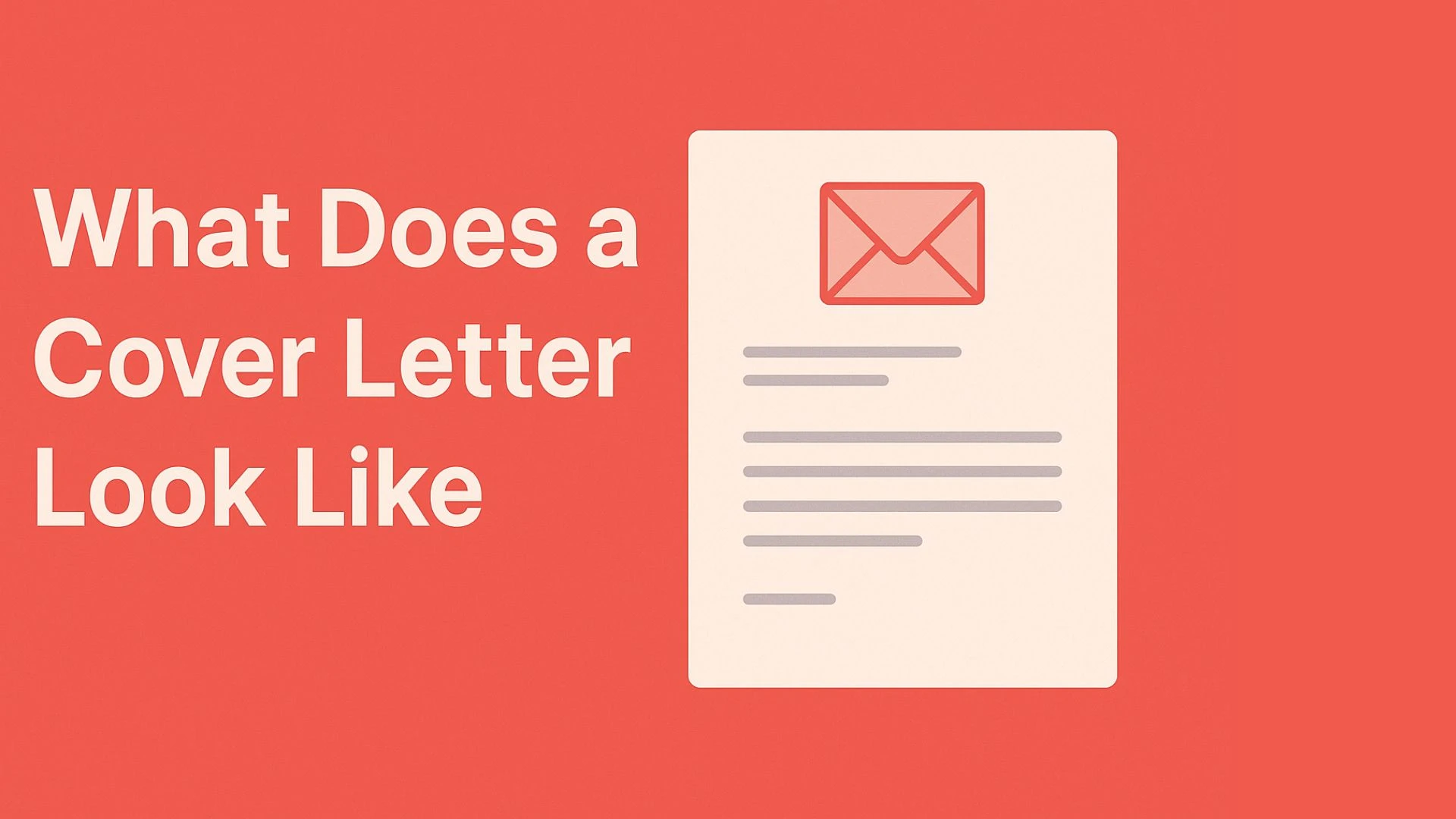 What Does a Cover Letter Look Like? Format & Visual Guide 2026