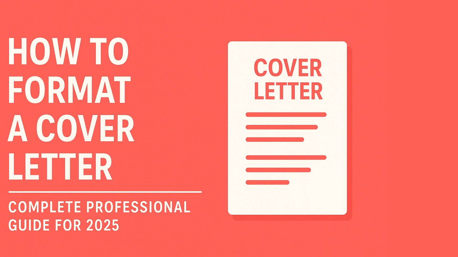 How to Format a Cover Letter: Complete Professional Guide for 2026