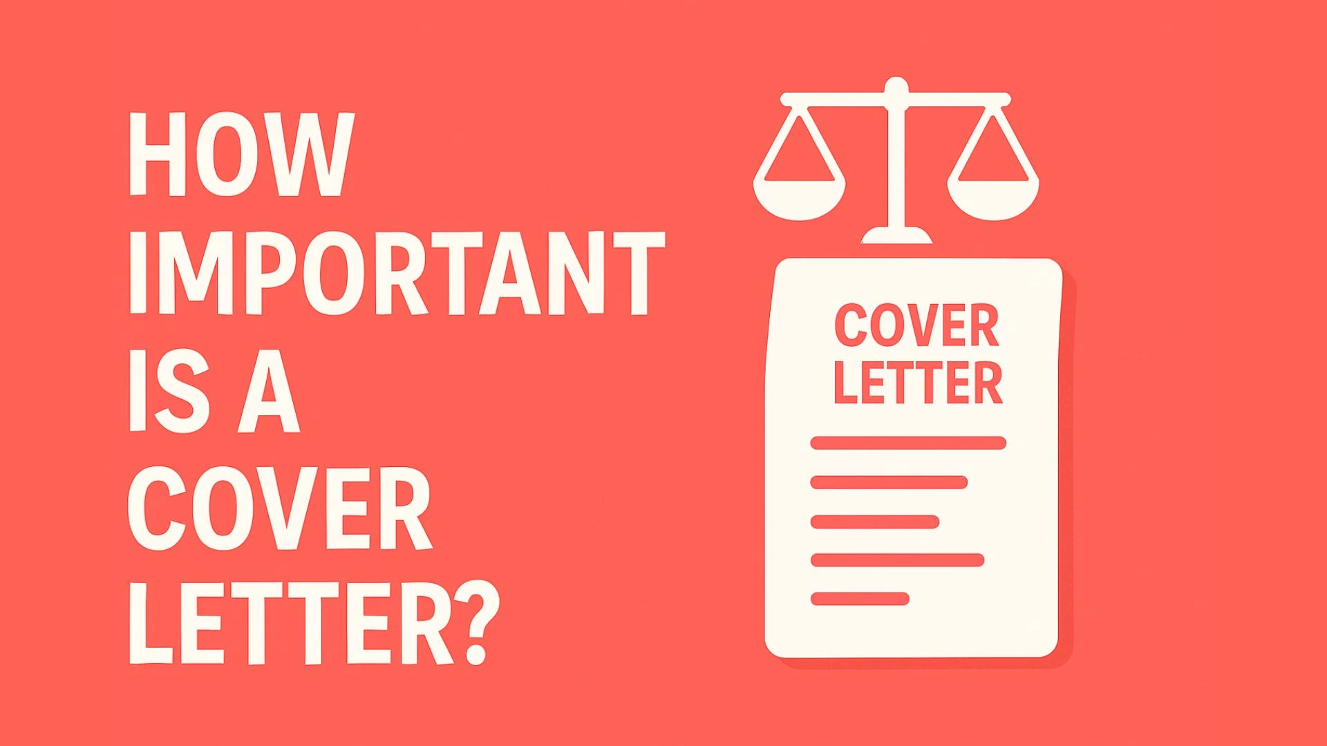 How Important is a Cover Letter? Data-Driven Analysis for 2026
