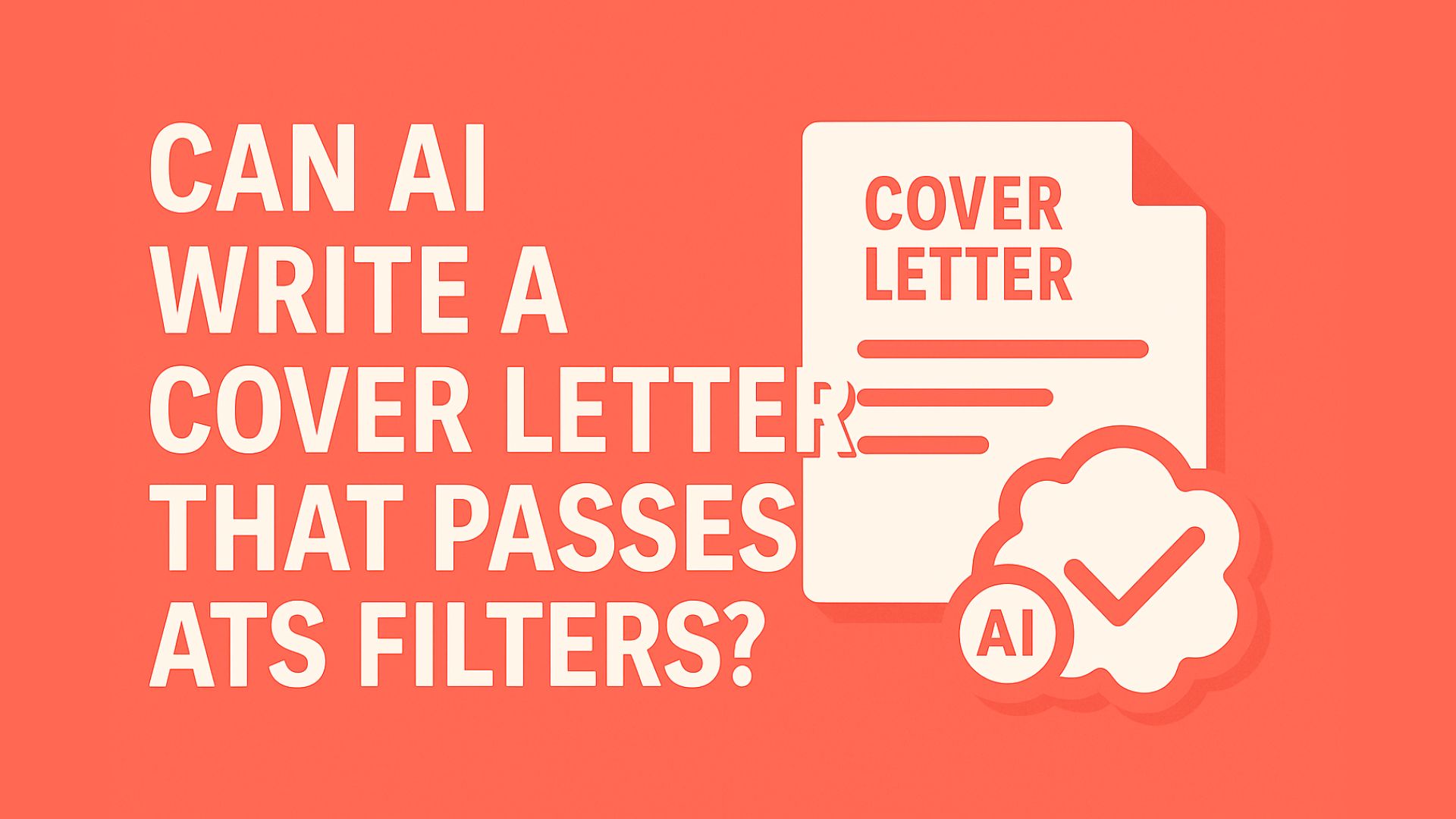 Can AI Write a Cover Letter That Passes ATS Filters? Expert Analysis