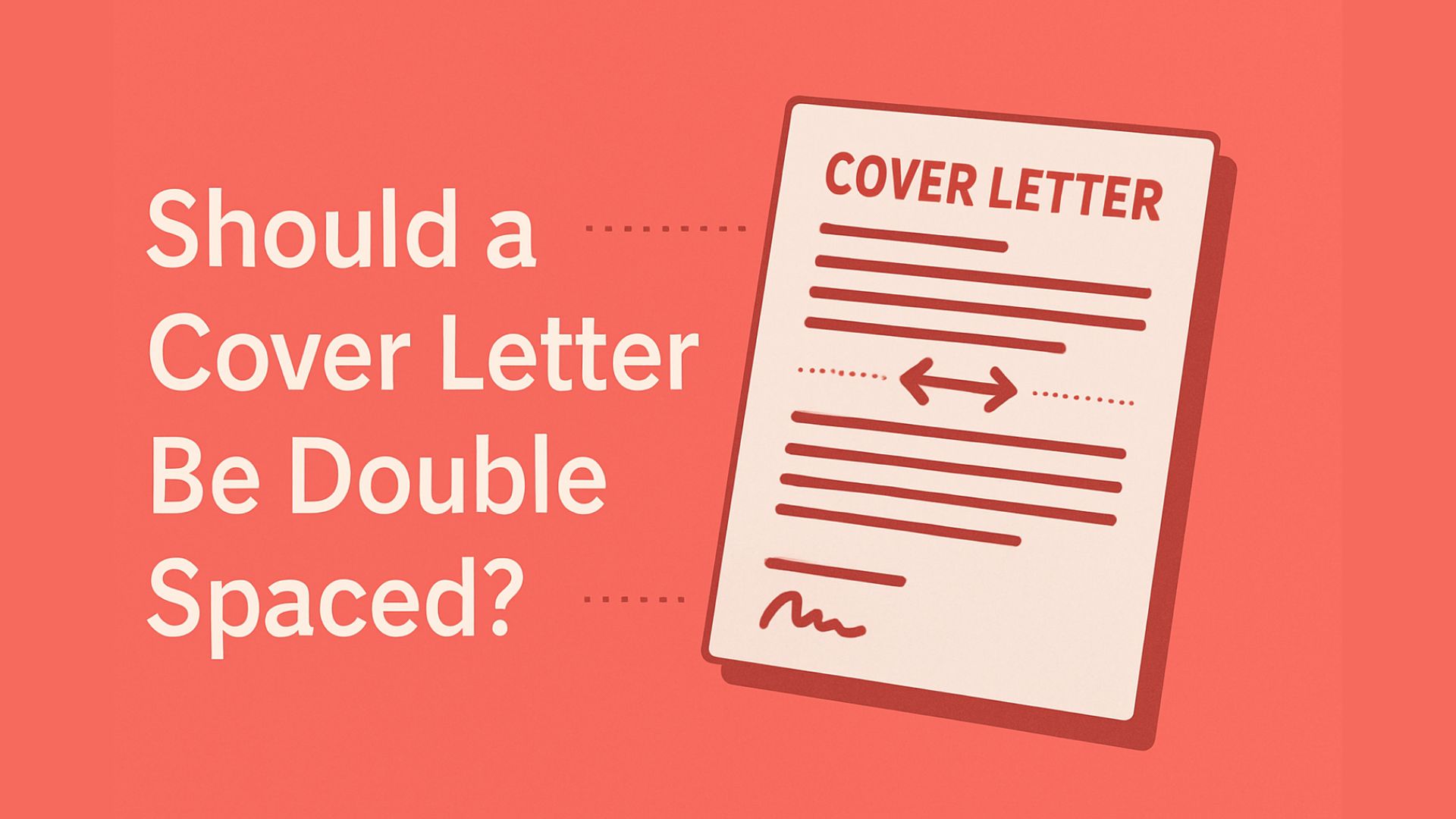 Should a Cover Letter Be Double Spaced? The Definitive Answer