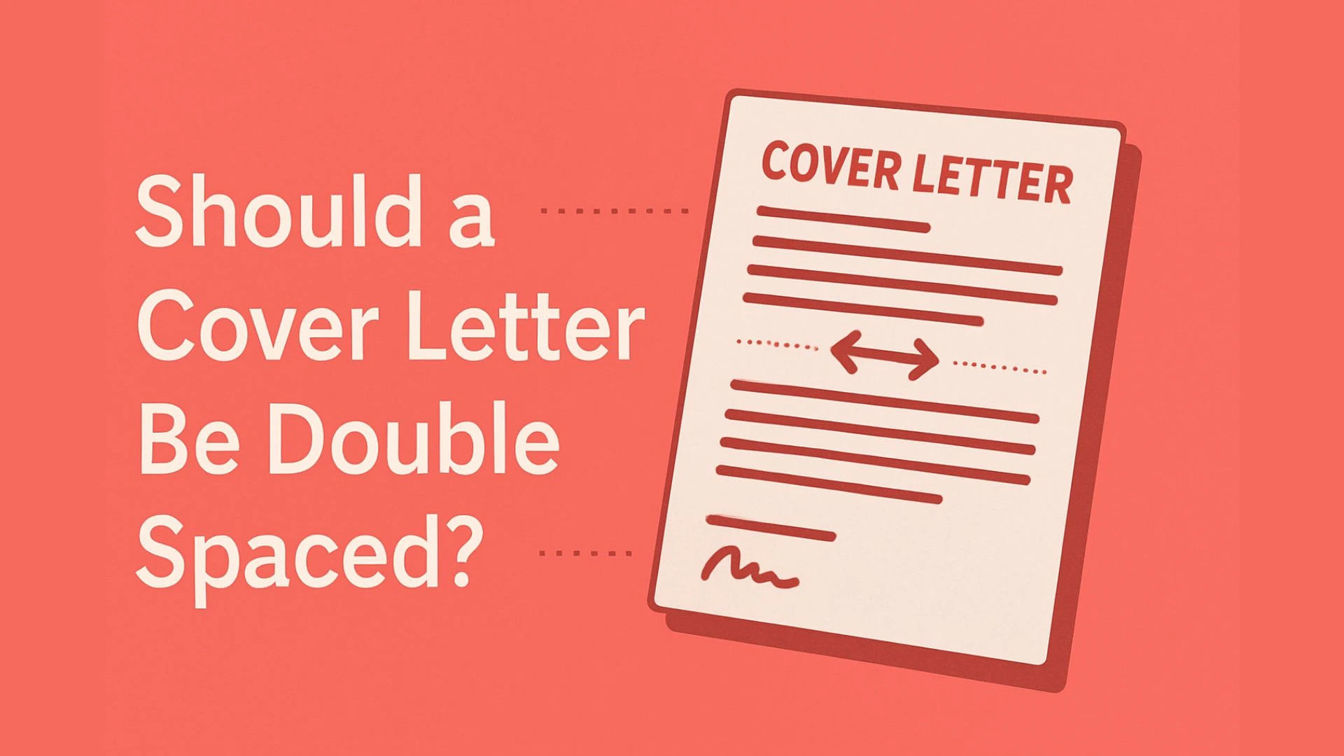 Should a Cover Letter Be Double Spaced? The Definitive Answer