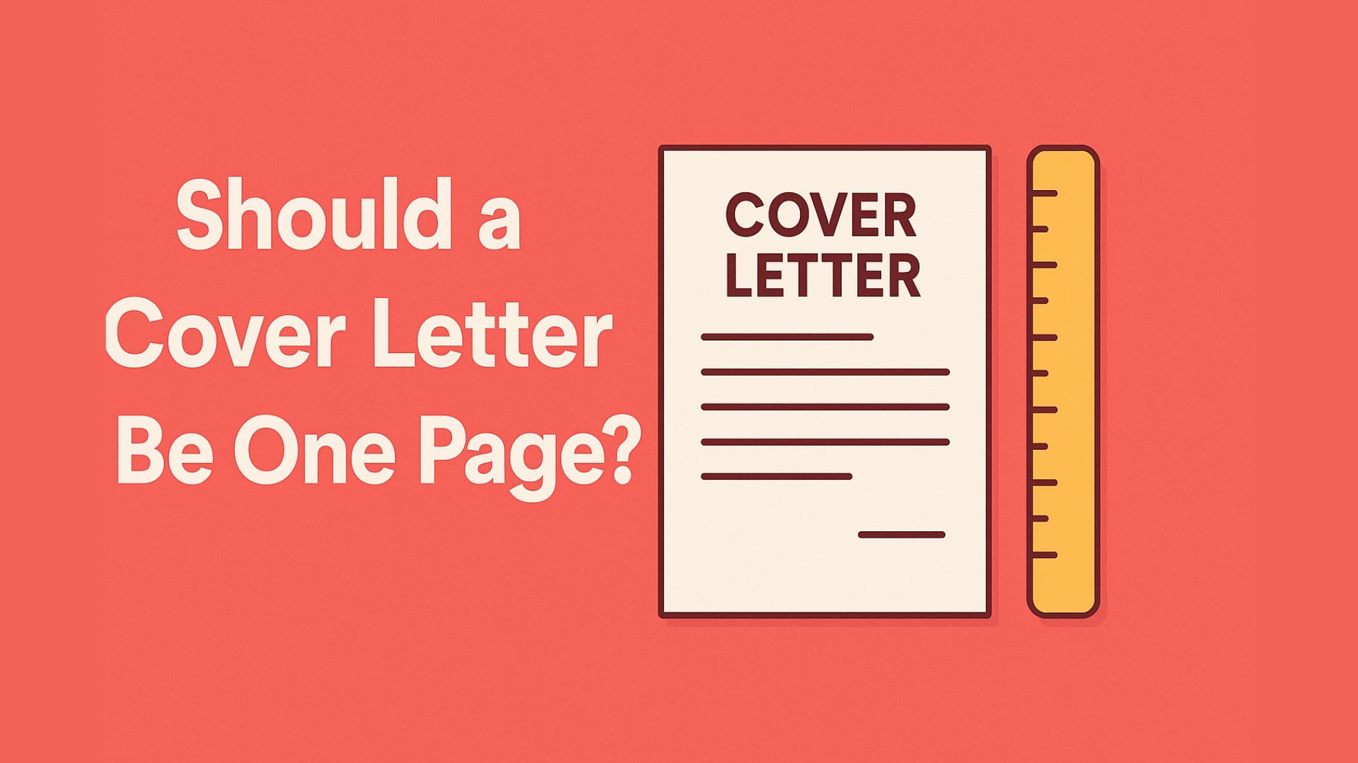 Should a Cover Letter Be One Page? The Definitive Answer