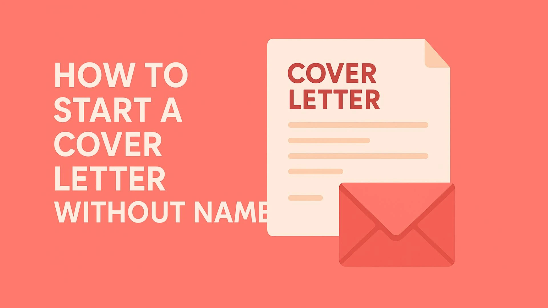 How to Start a Cover Letter Without a Name: Professional Alternatives for 2026