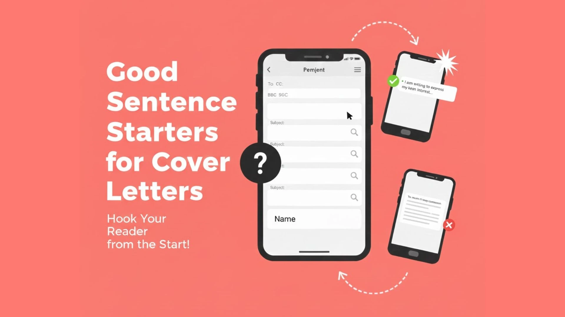 Good Sentence Starters for Cover Letters: 100+ Examples That Get Interviews [2026]