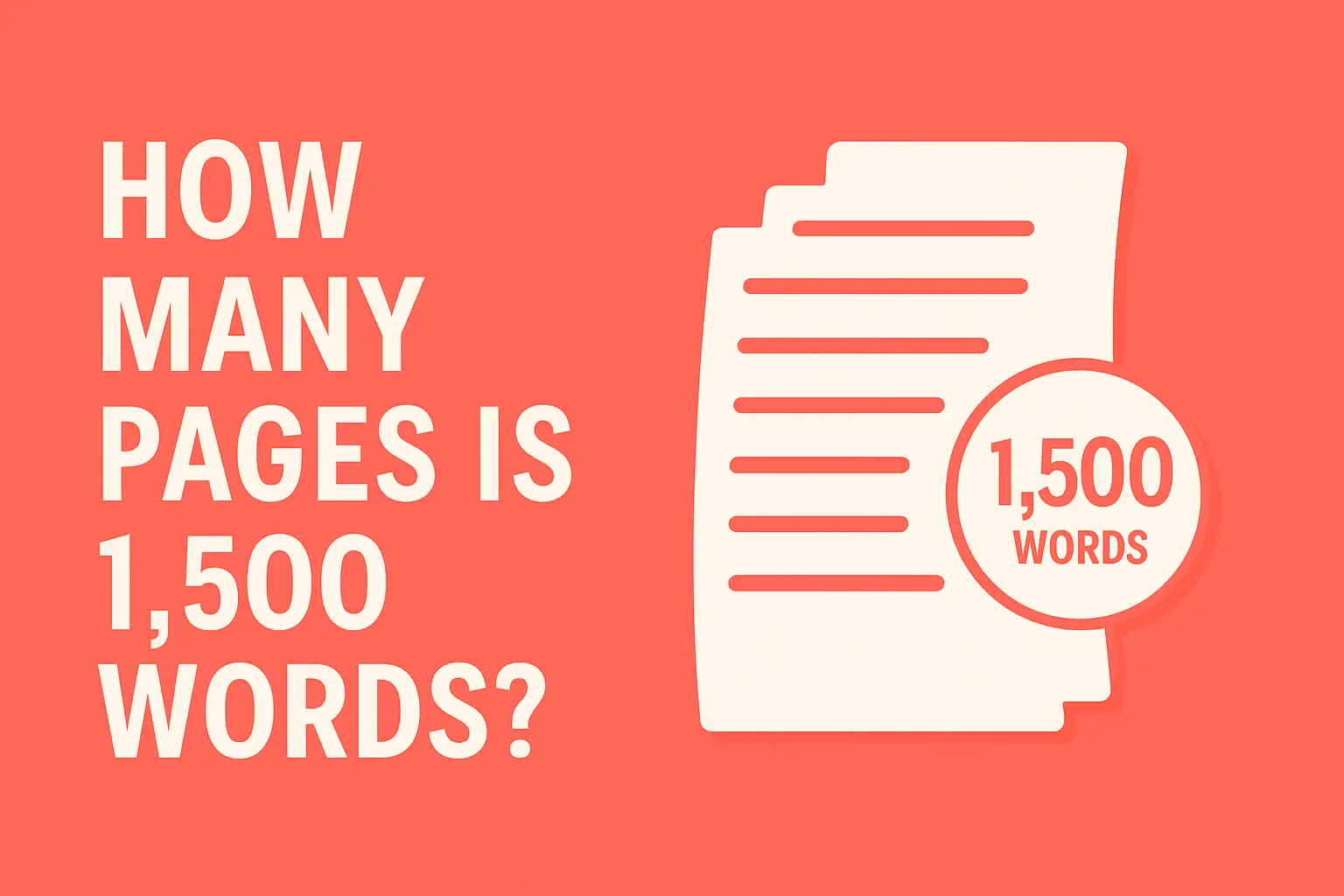 How Many Pages Is 1,500 Words? Complete Guide with Examples [2025]