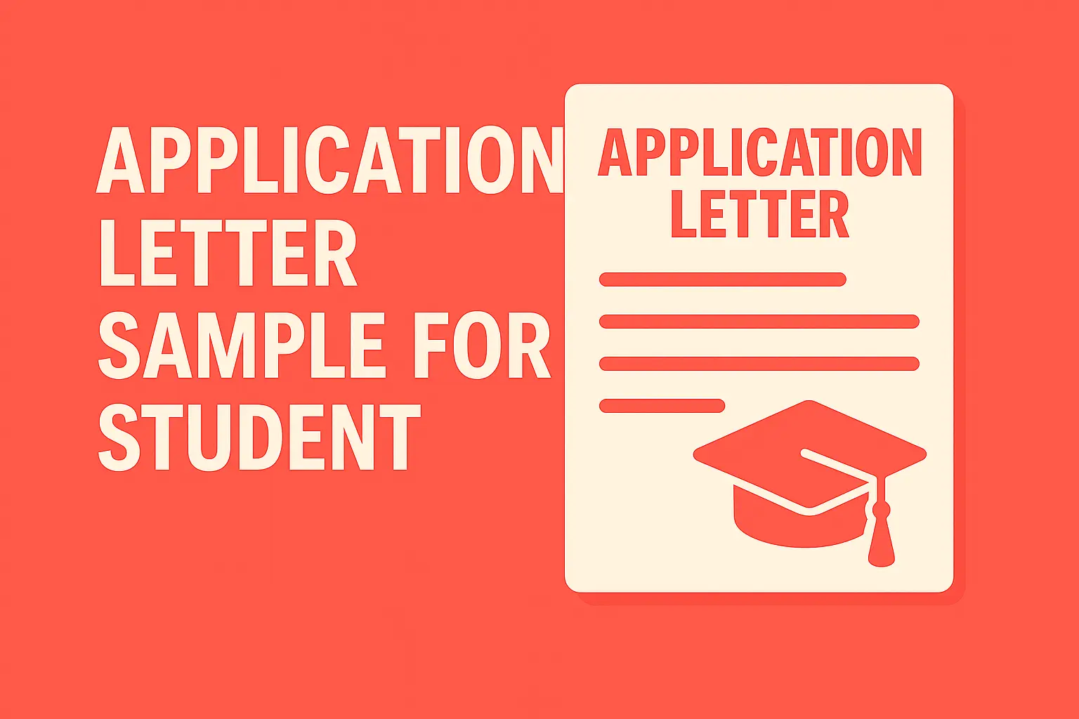 Application Letter Sample for Student: Complete Guide with Templates & Examples [2025]