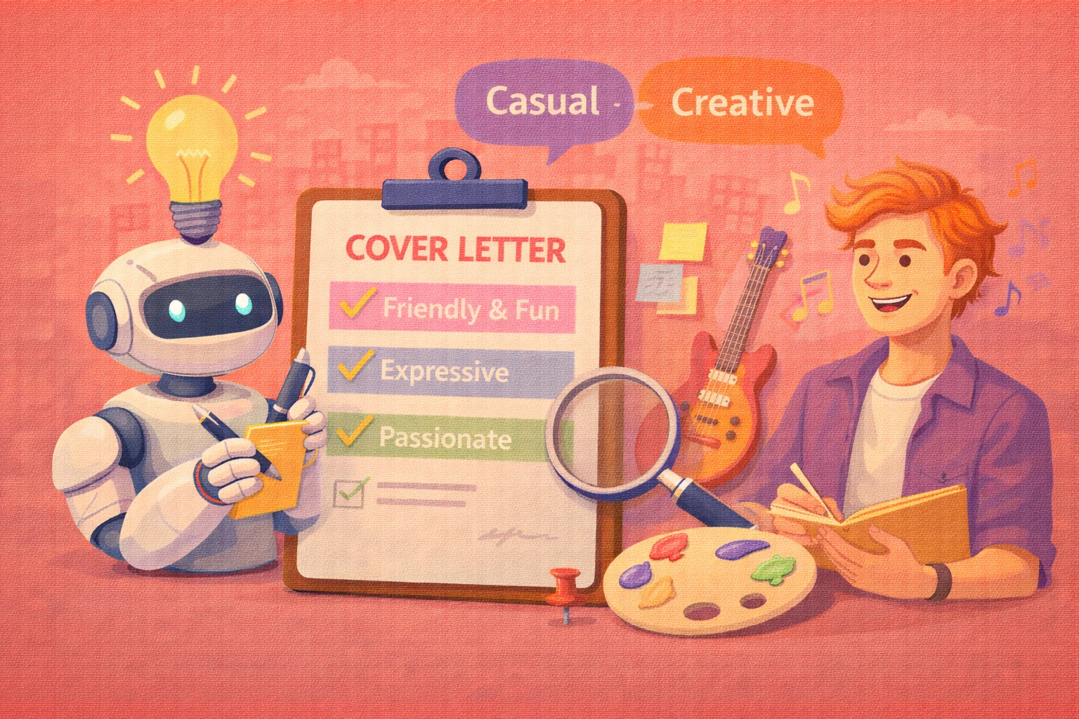 What Tone Should an AI Cover Letter Use for Creative Roles?