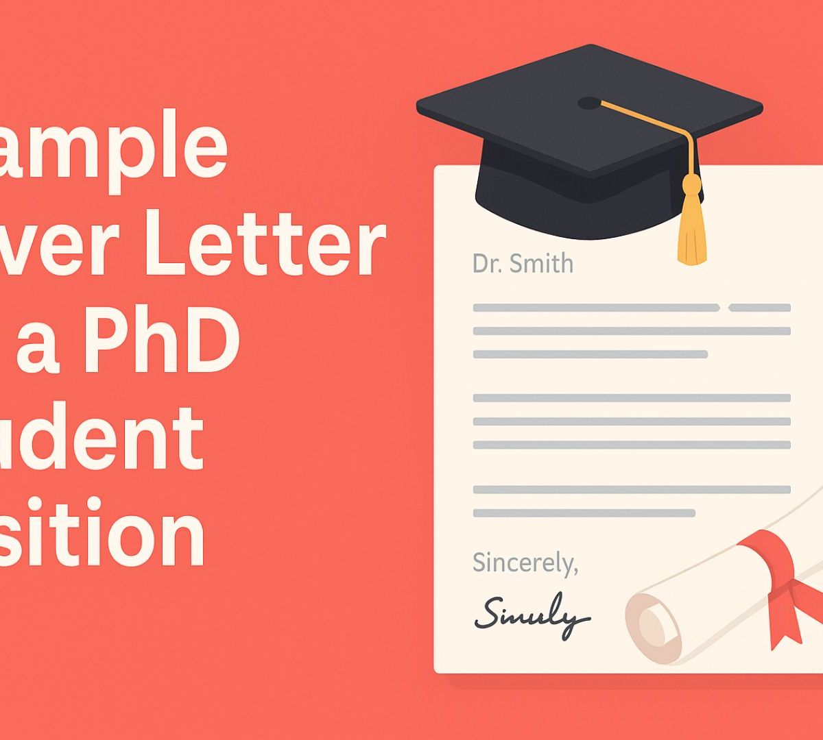 Example Cover Letter for a PhD Student Position