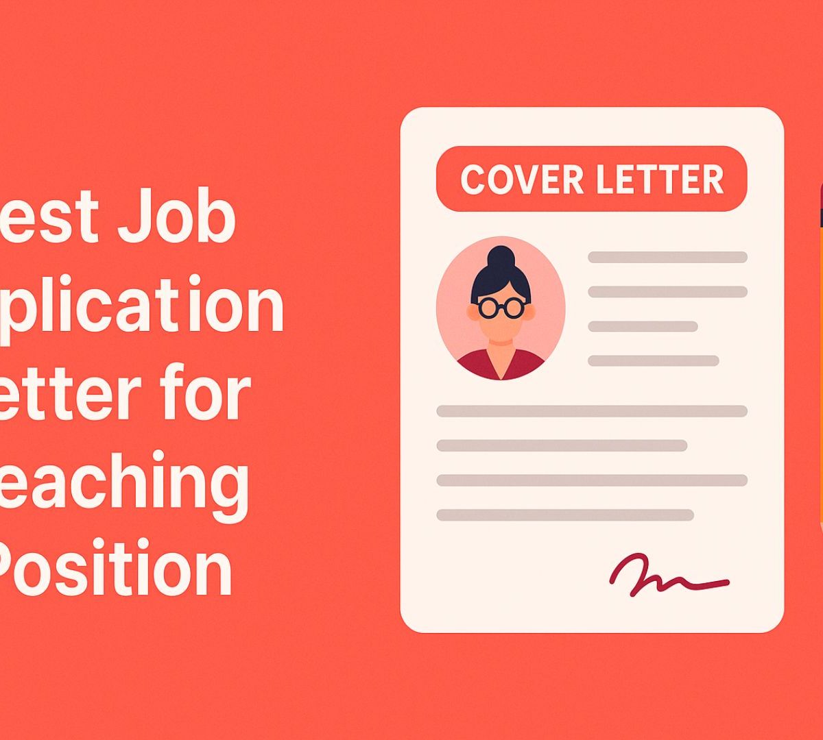 Best Job Application Letter for Teaching Position