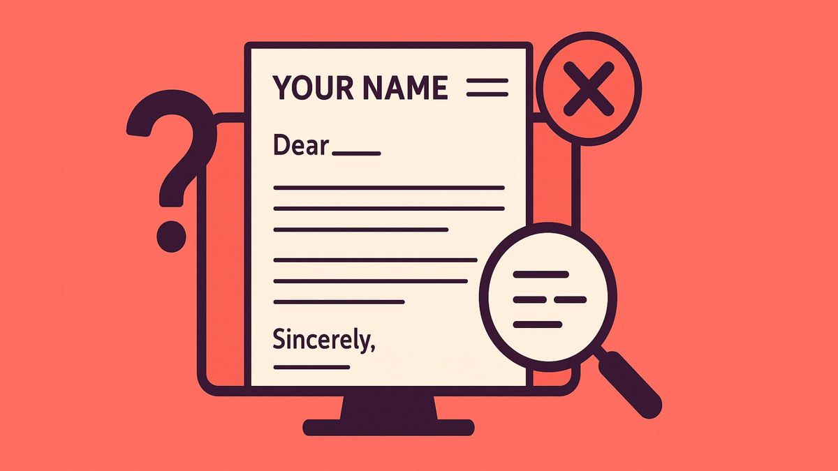 How To Address A Cover Letter Without A Name