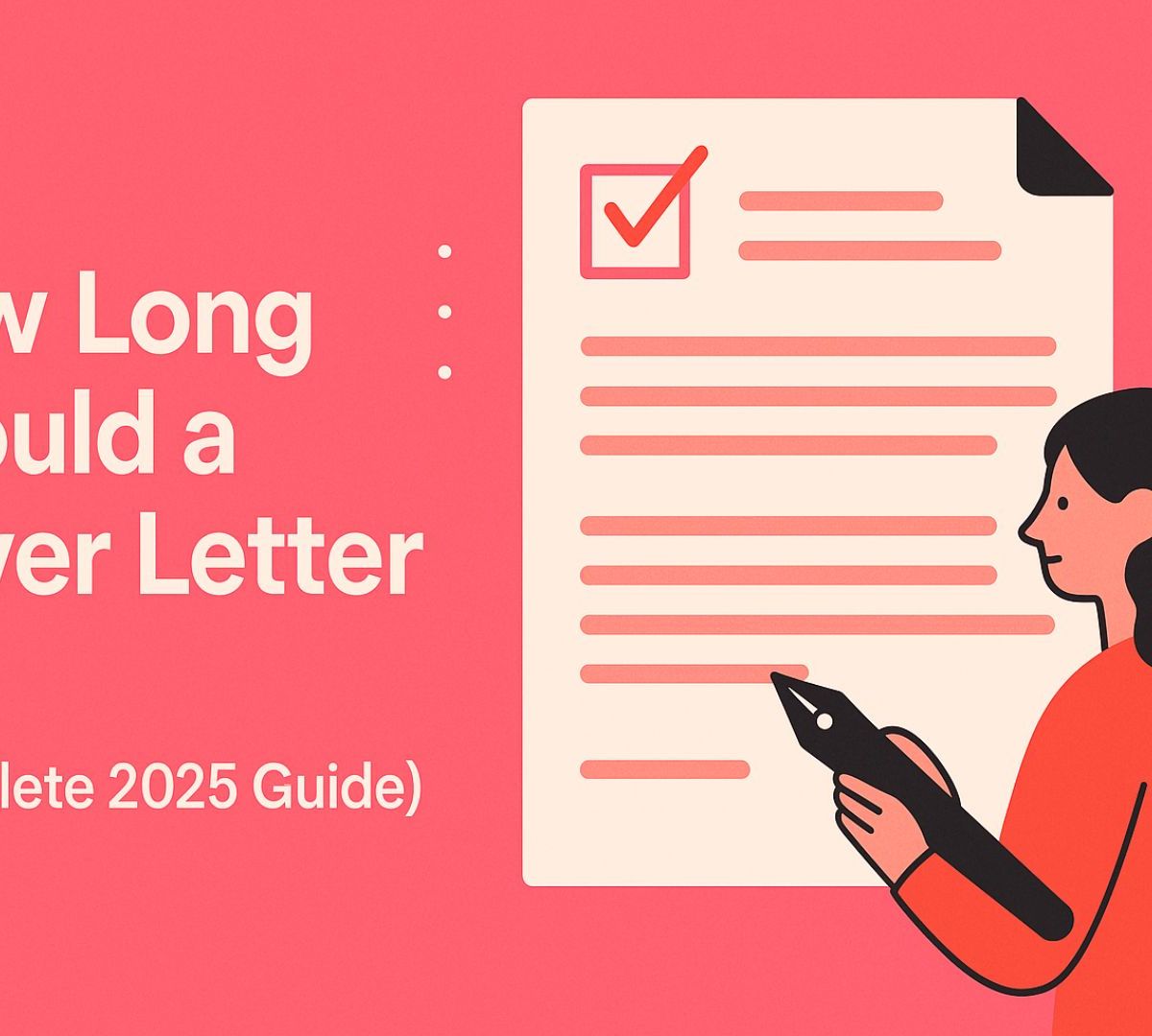 How Long Should a Cover Letter Be? (Complete 2025 Guide)