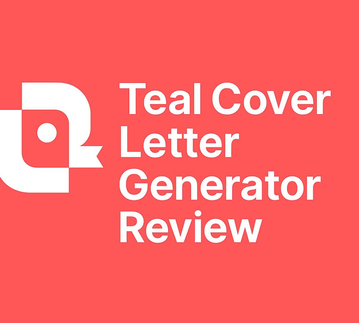 Teal Cover Letter Generator