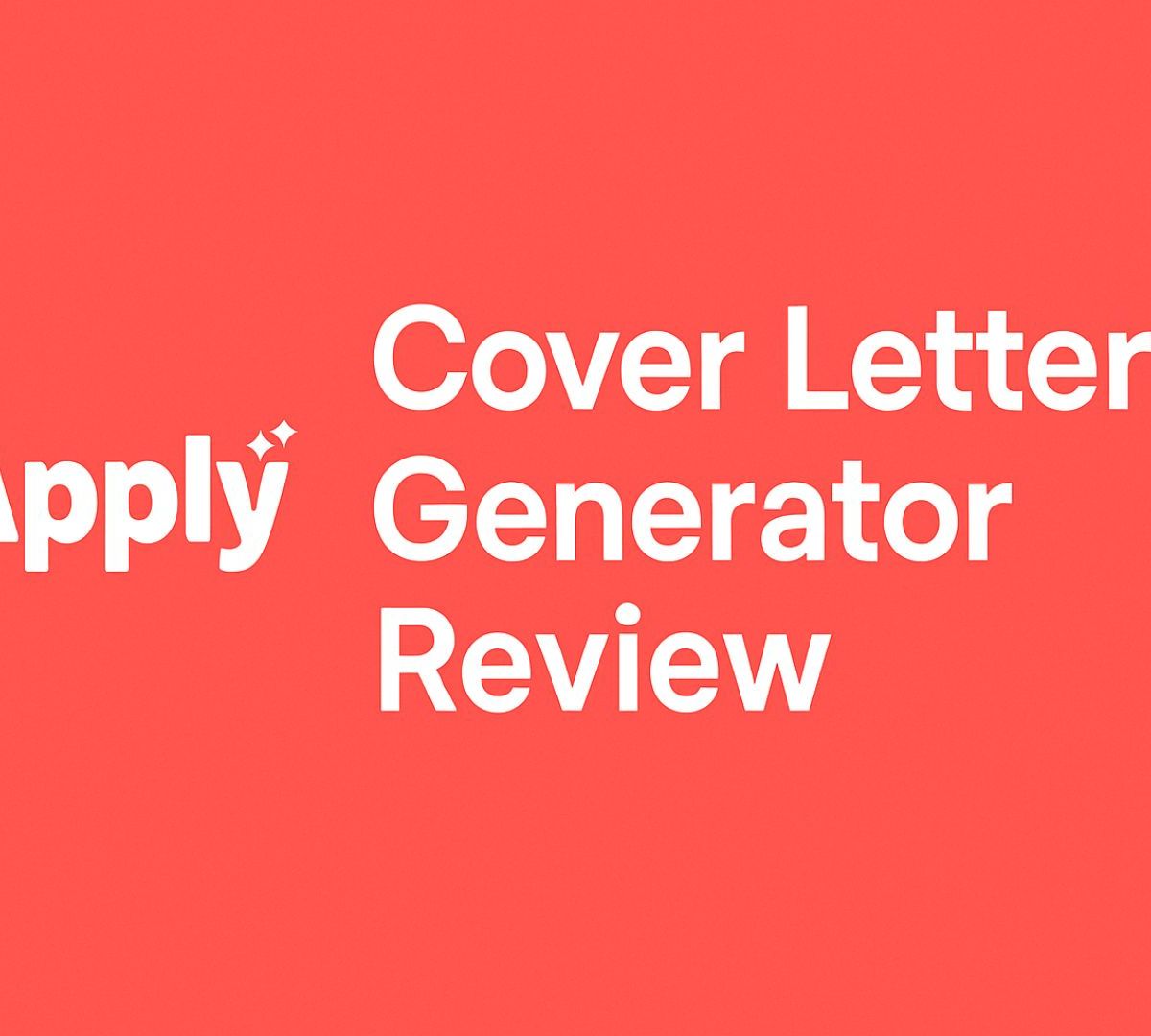 AIApply Cover Letter Generator Review