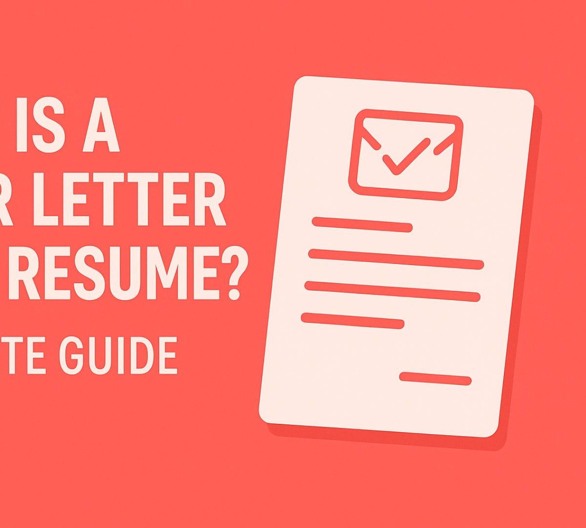 What is a Cover Letter for a Resume? Complete Guide 2025