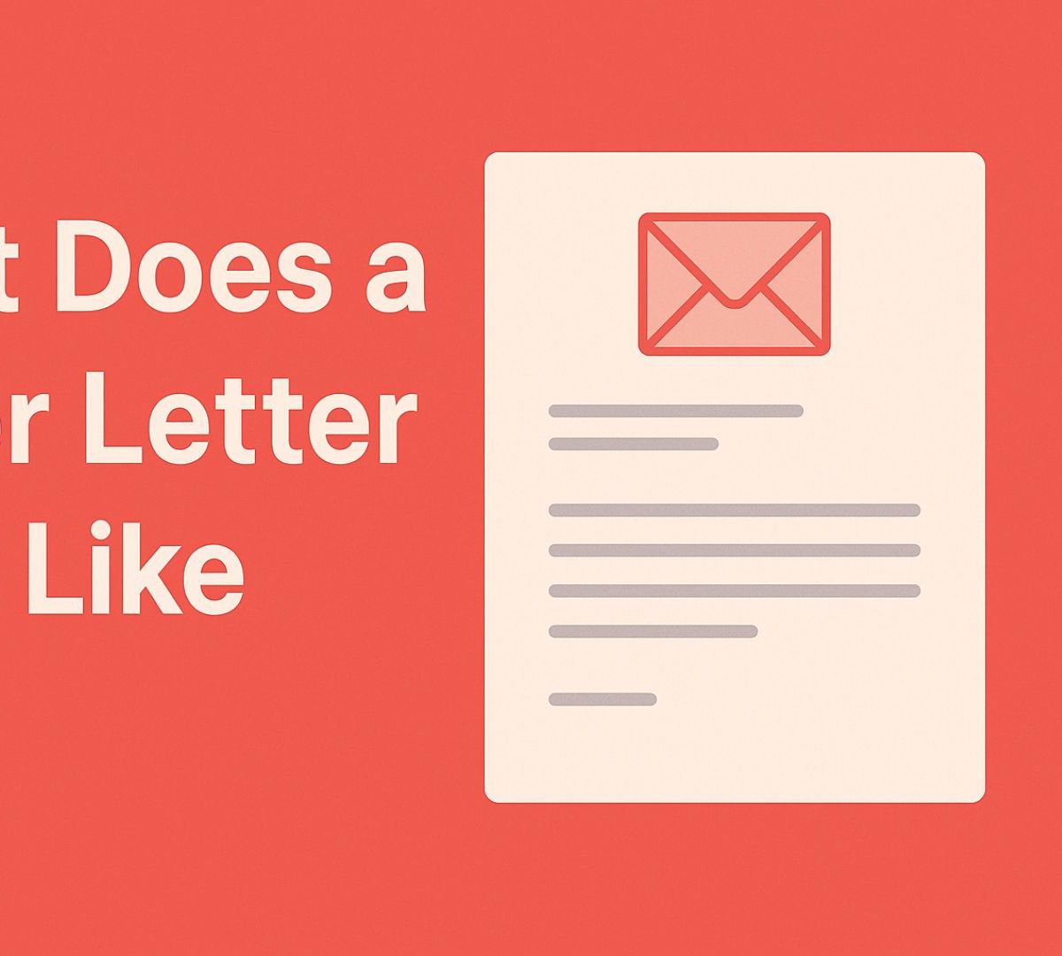 What Does a Cover Letter Look Like? Format & Visual Guide 2025