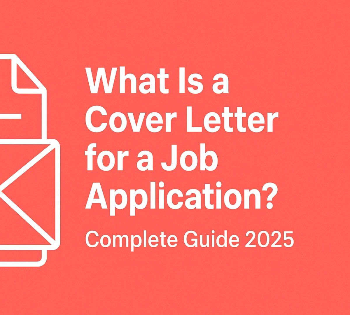 What is a Cover Letter for a Job Application? Complete Guide 2025