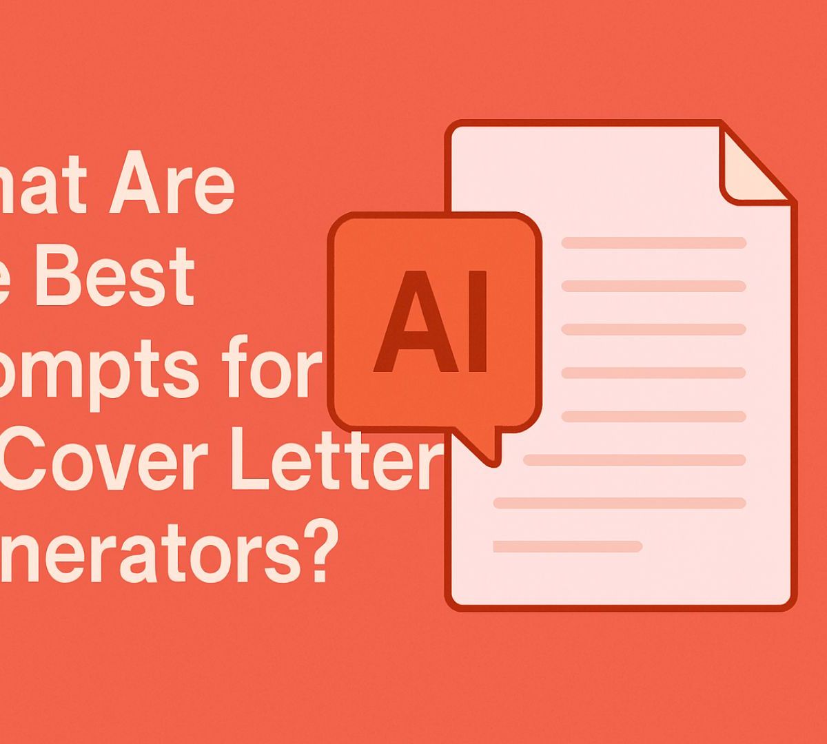 What Are the Best Prompts for AI Cover Letter Generators?