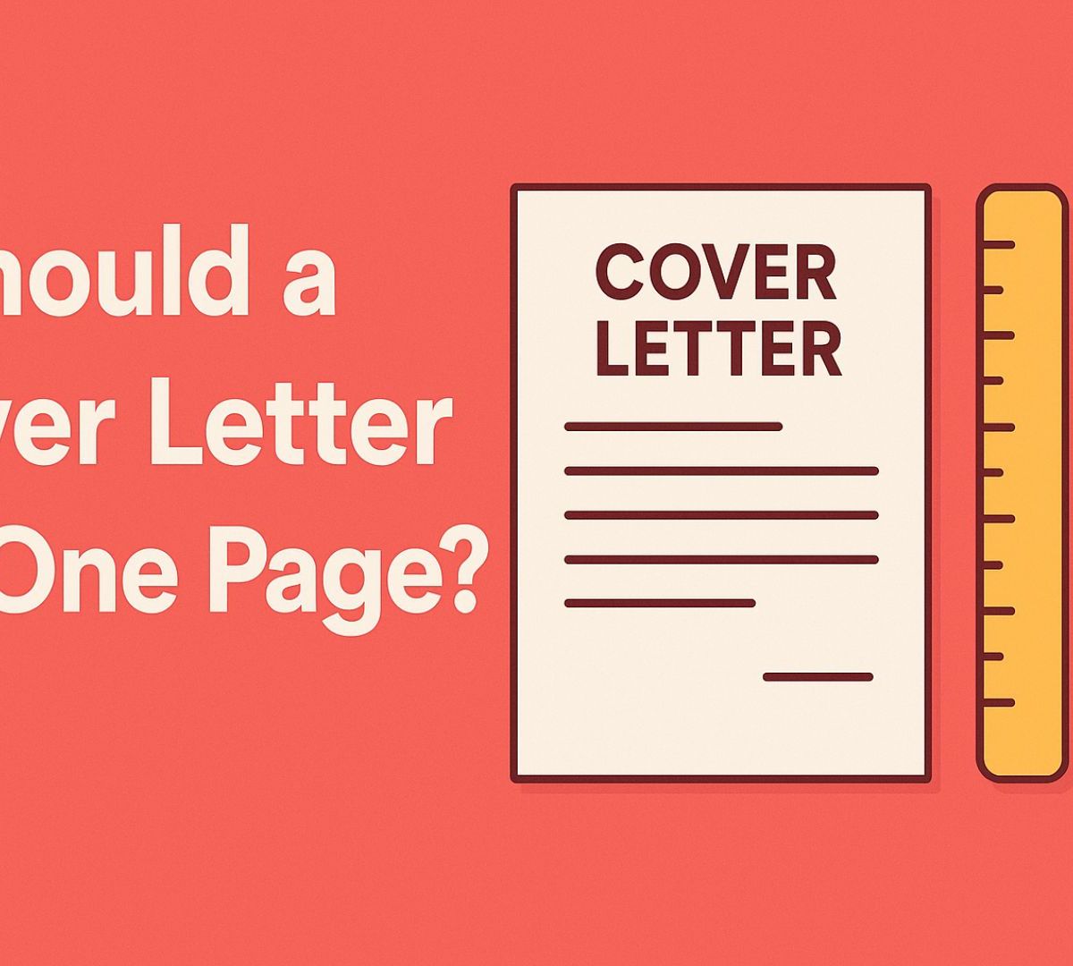 Should a Cover Letter Be One Page? The Definitive Answer