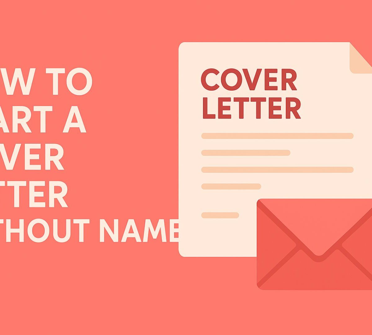 How to Start a Cover Letter Without a Name: Professional Alternatives for 2025