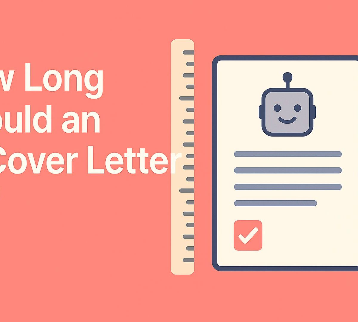 How Long Should an AI Cover Letter Be? Word Count Guide 2025